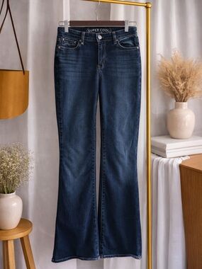 American Eagle Outfitters Dark Indigo Flare Jeans